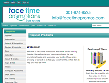 Tablet Screenshot of facetimepromos.com